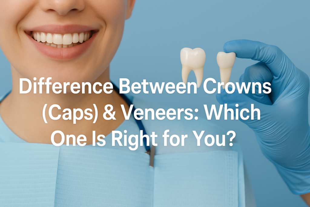 Difference Between Crowns (Caps) & Veneers