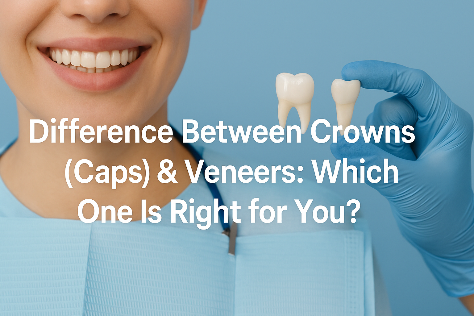Difference Between Crowns and Veneers